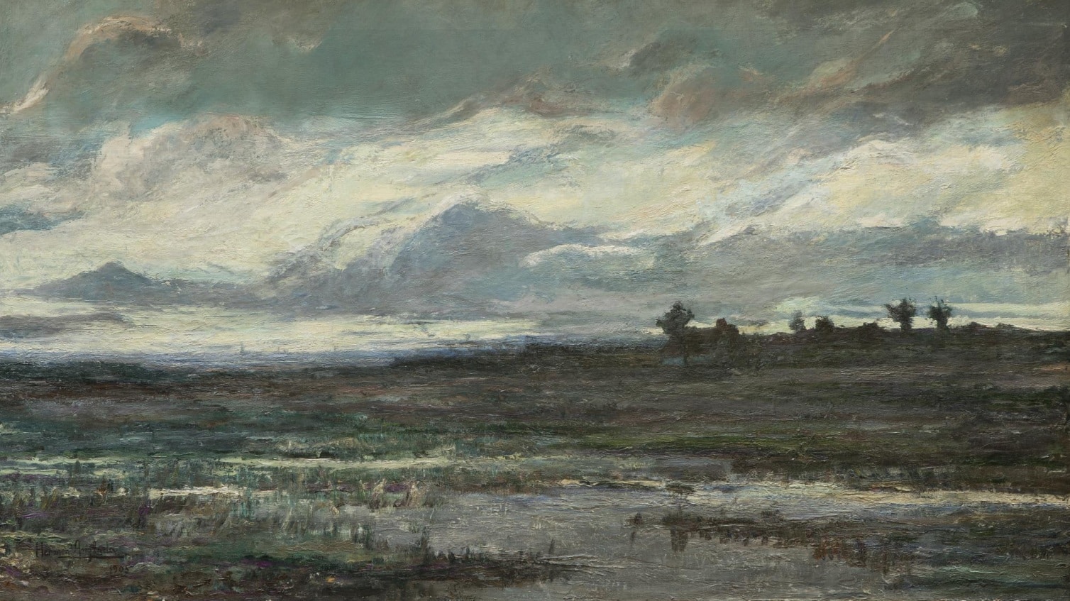 Hermenegildo Anglada-Camarasa, Paisaje con marismas, 1905. Ansorena. Salida: 35.000 euros. Remate: 82.000 euros