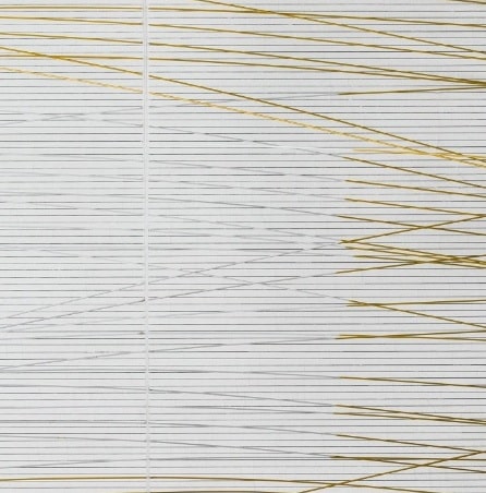 Jesús Rafael Soto, Carré virtuel blanc, 1975, detalle