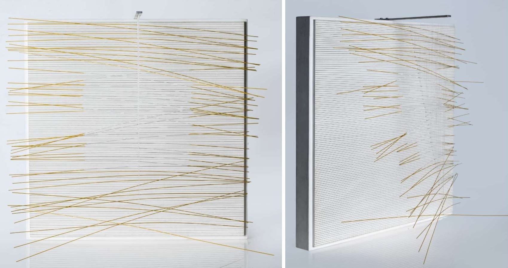 Jesús Rafael Soto, Carré virtuel blanc, 1975. Ansorena. Salida: 60.000 euros