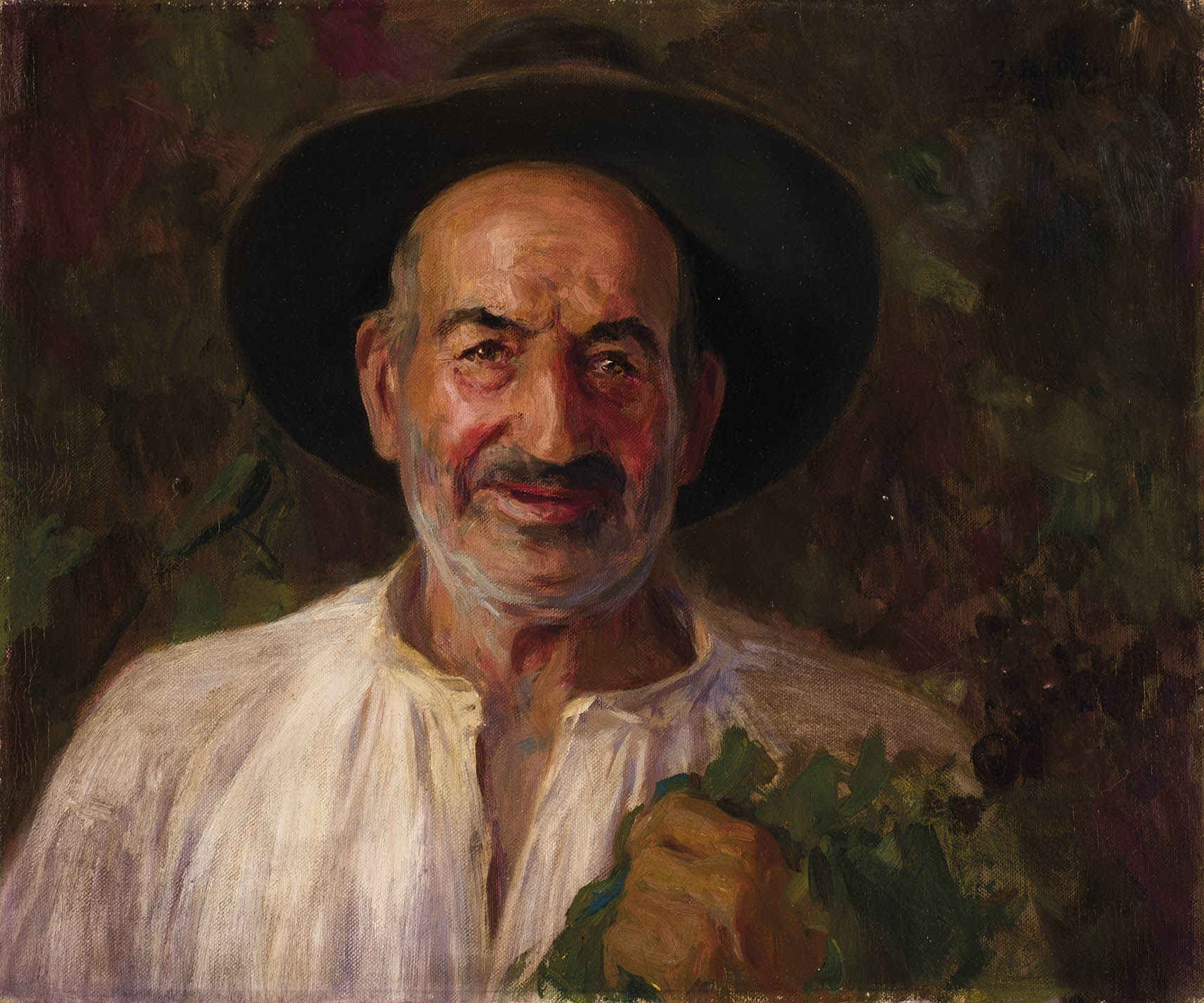 José Benlliure, Aldeano valenciano. El tío Millares. Durán. Salida: 3.000 euros
