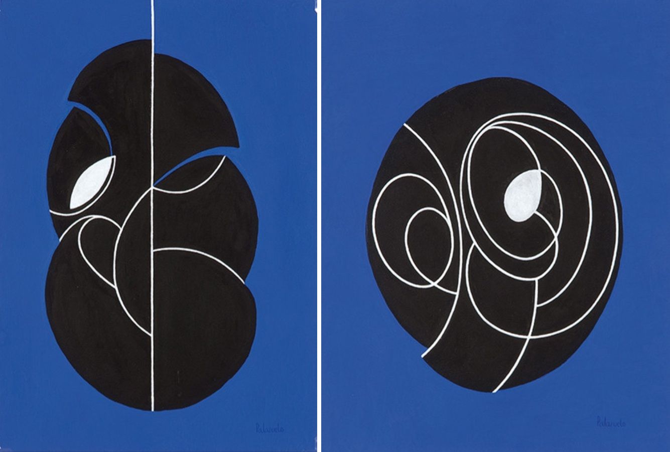 Pablo Palazuelo, Circino, 2001 y Circino XXI, 2002. Segre. Salida: 23.000 euros cada uno