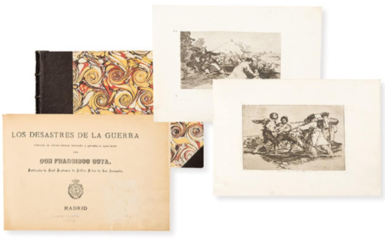 Francisco de Goya, Los Desastres de la guerra, cuarta edición, de 1906. Segre. Salida y remate: 13.000 euros. Comprado por el Estado
