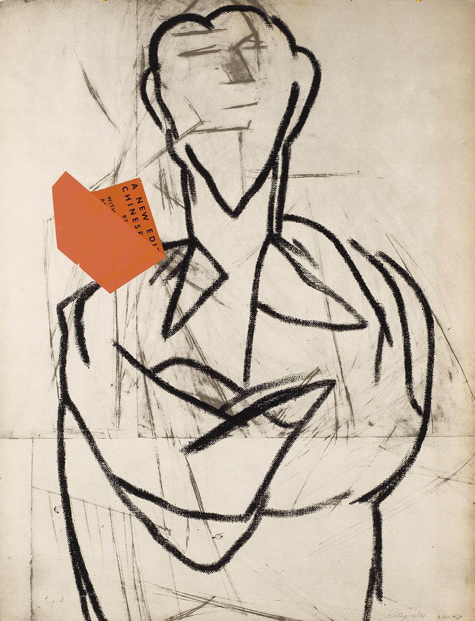 Ronald Brooks Kitaj, Ezra Pound II, 1974. Durán. Salida: 600 euros