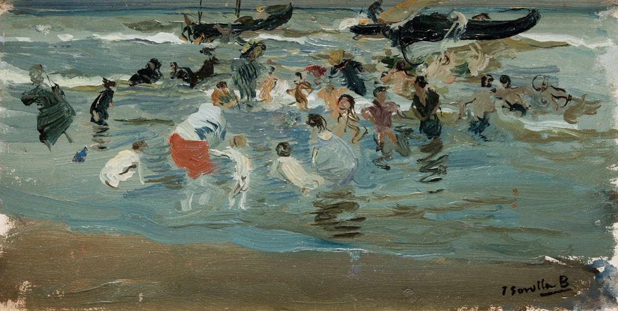 Joaquín Sorolla, Playa de Valencia, c. 1904. Ansorena. Salida: 55.000 euros