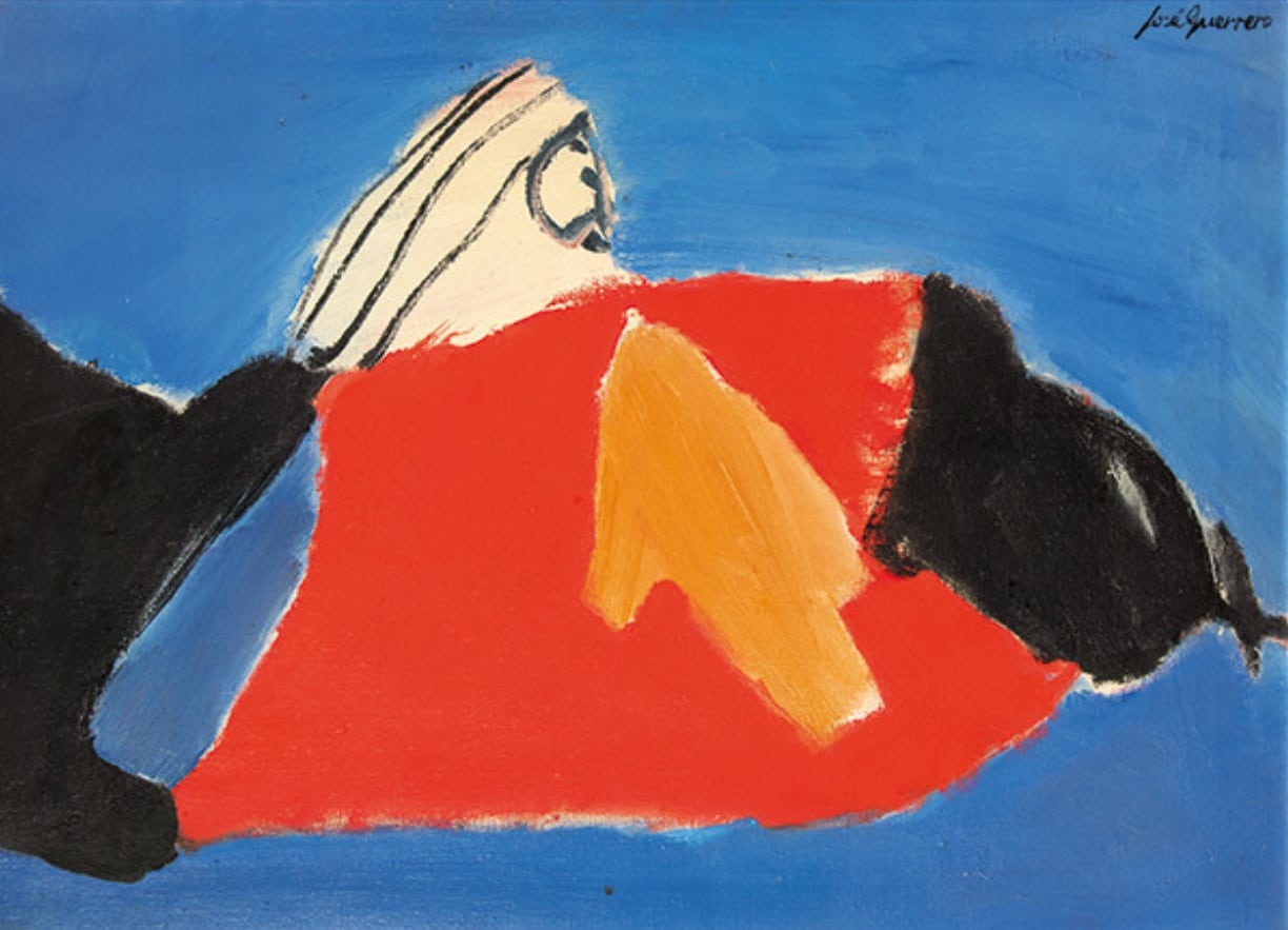 José Guerrero, Sin título, c. 1968. Subastas Segre. Salida: 38.000 euros