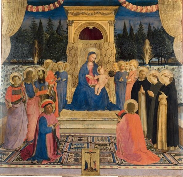 09_Pala San Marco en tamaño mediano El esplendor de Fra Angelico vuelve a Florencia