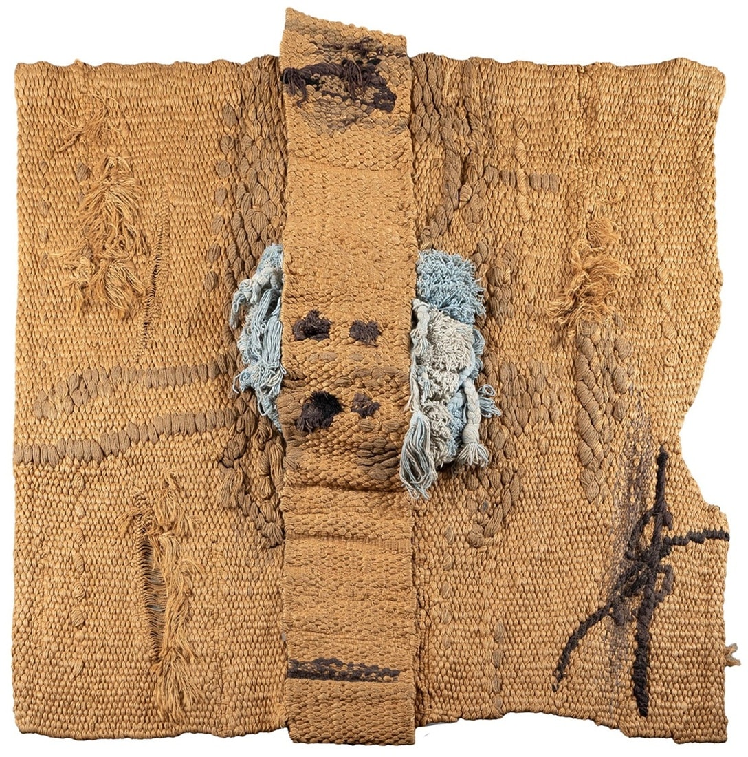 Antoni Tàpies, Manyoc blau, 1971. Fernando Durán Subastas. Salida: 22.000 euros. Remate: 45.000 euros