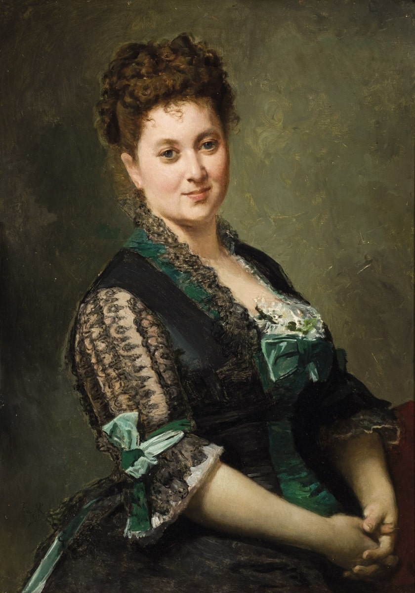 Federico de Madrazo, Retrato de la baronesa Espínola, 1875. Durán Subastas. Salida: 15.000 euros. Remate: 19.000 euros. Comprado por el Estado