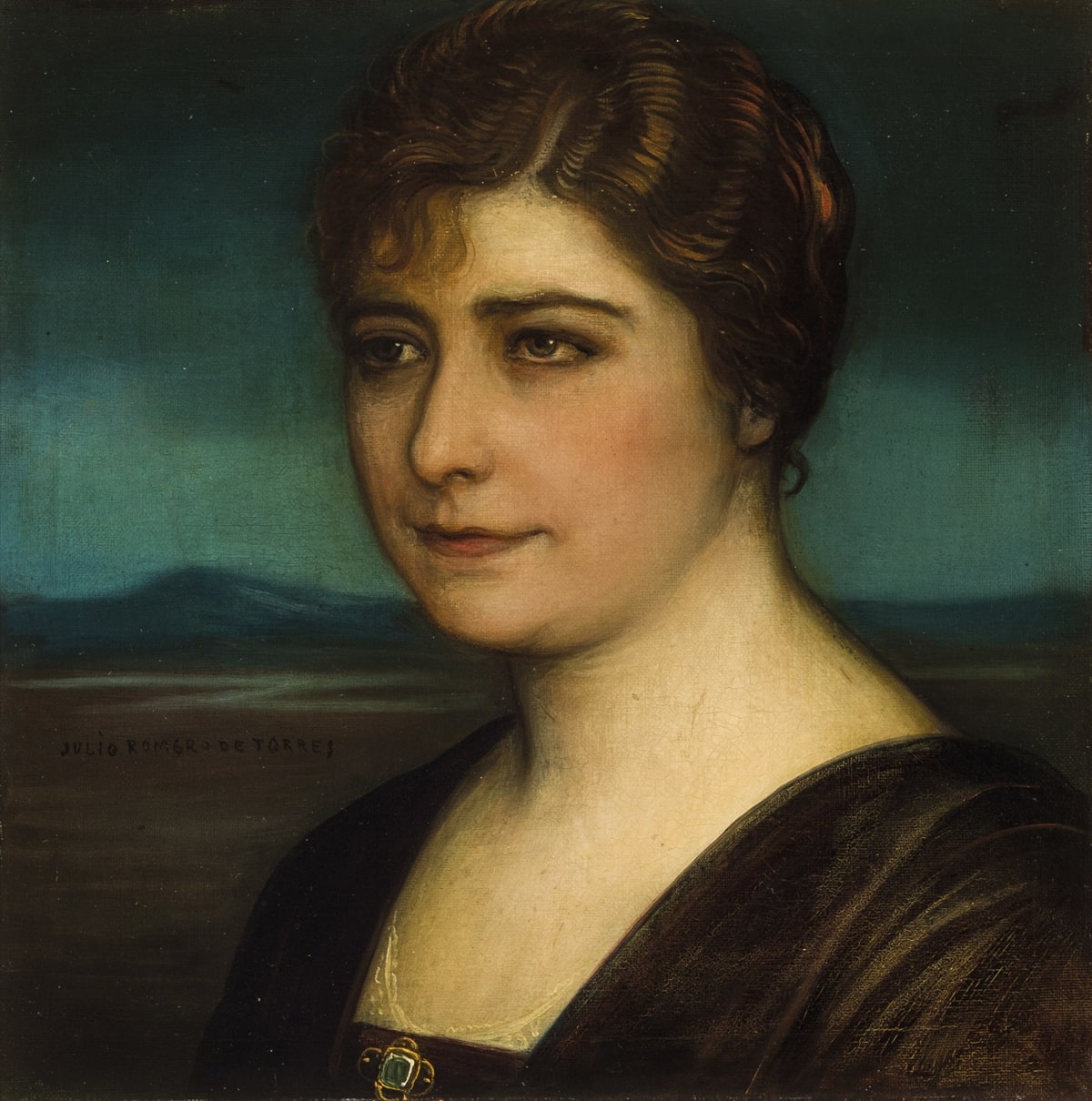 Julio Romero de Torres, Retrato de dama, 1918. Durán Subastas. Salida y remate: 22.500 euros