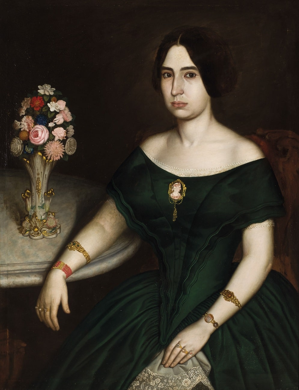 Justiniano Asunción, Retrato de la esposa del Gobernador Civil de Filipinas. Durán Subastas. Salida: 18.000 euros. Remate: 50.000 euros