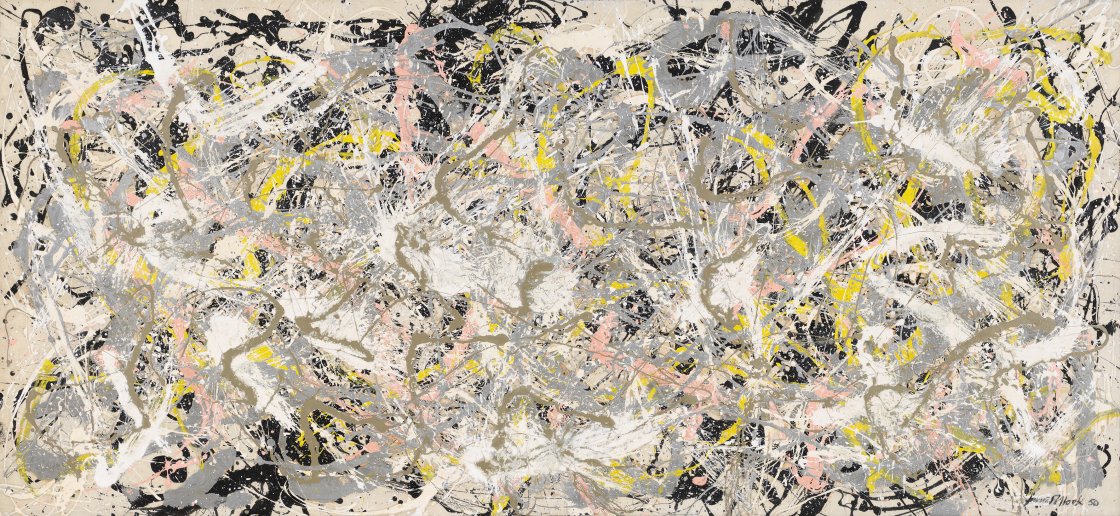 POLLOCK_Number 27 Warhol y Pollock, hilo sutil entre la abstracción y la figuración en el Museo Thyssen
