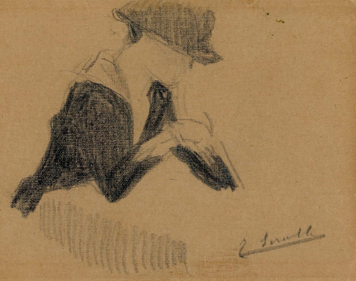 Sorolla Catawiki en tamaño grande Un dibujo de Sorolla en Catawiki