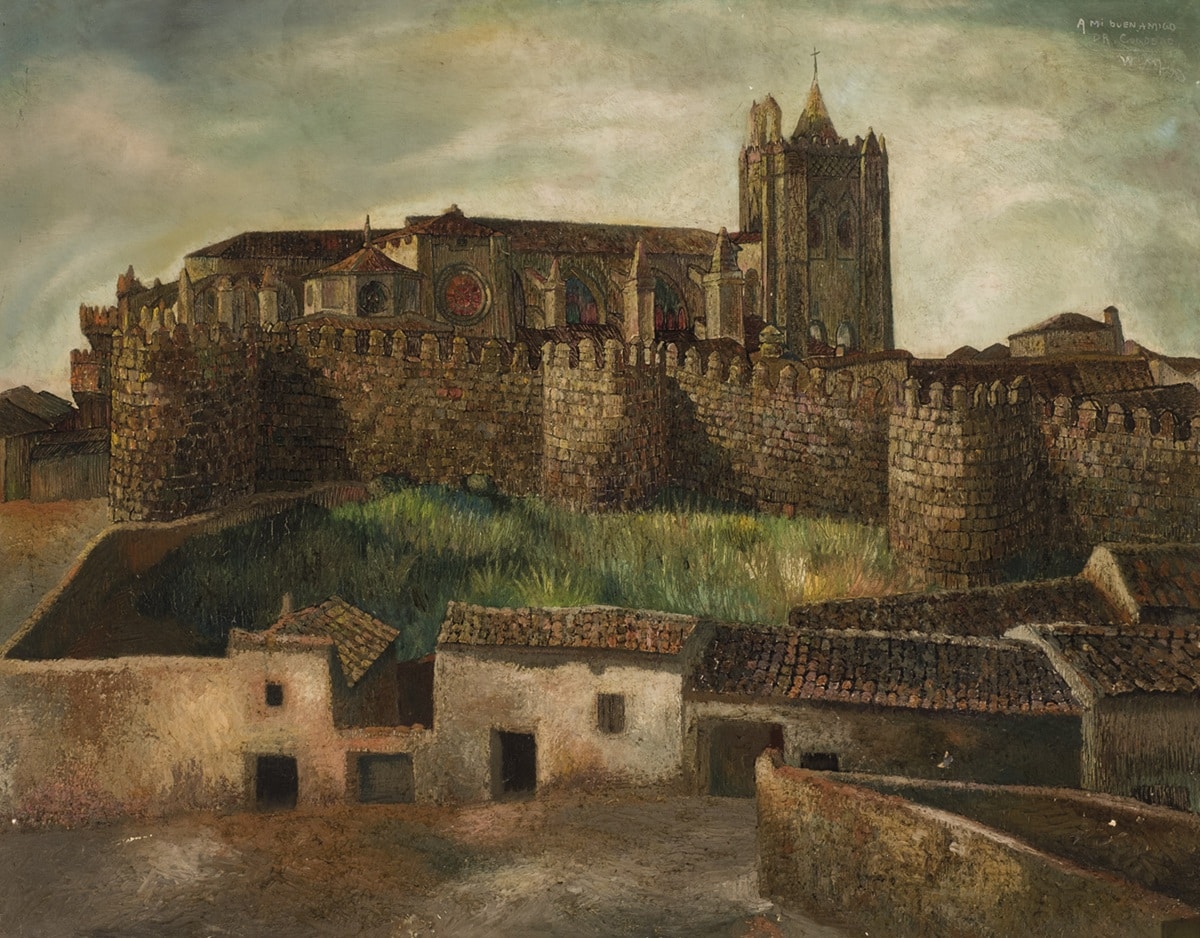 Wifredo Lam, Vista de Ávila, 1932. Durán Subastas. Salida y remate: 40.000 euros