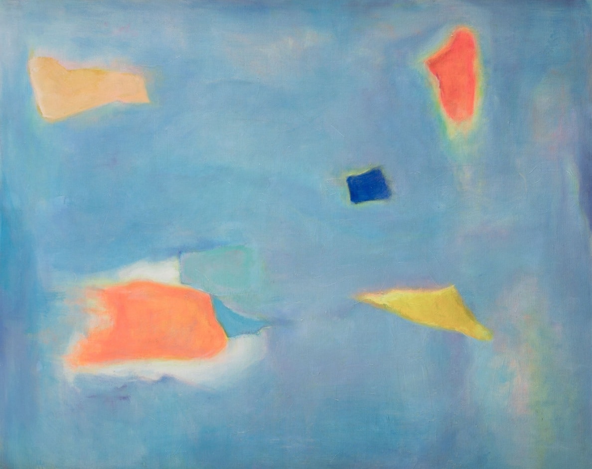 Esteban Vicente, Sin título, 1986. Ansorena Subastas. Salida: 45.000 euros. No vendido