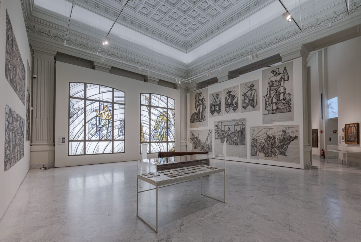 VISTA DE SALA 3_JC_Quindos en tamaño grande (1) ‘Alegorías de un porvenir’, un tránsito a la modernidad en el Banco de España