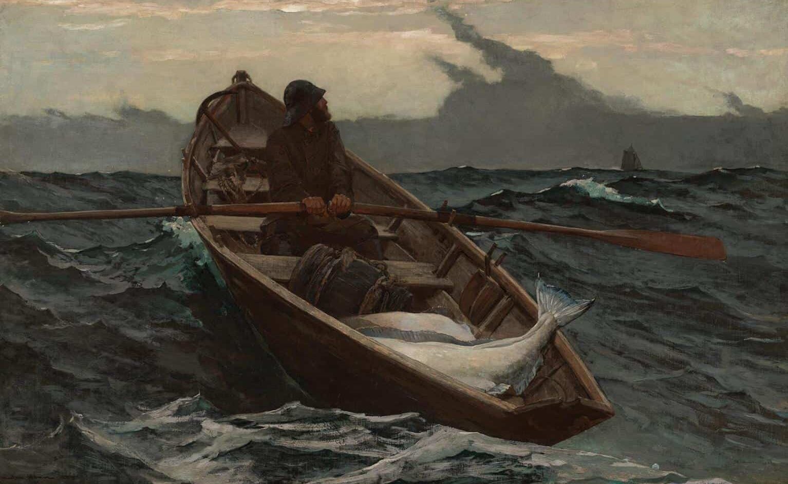 winslow-homer-the-fog-warning La faceta más íntima y desconocida de Winslow Homer sale a la luz