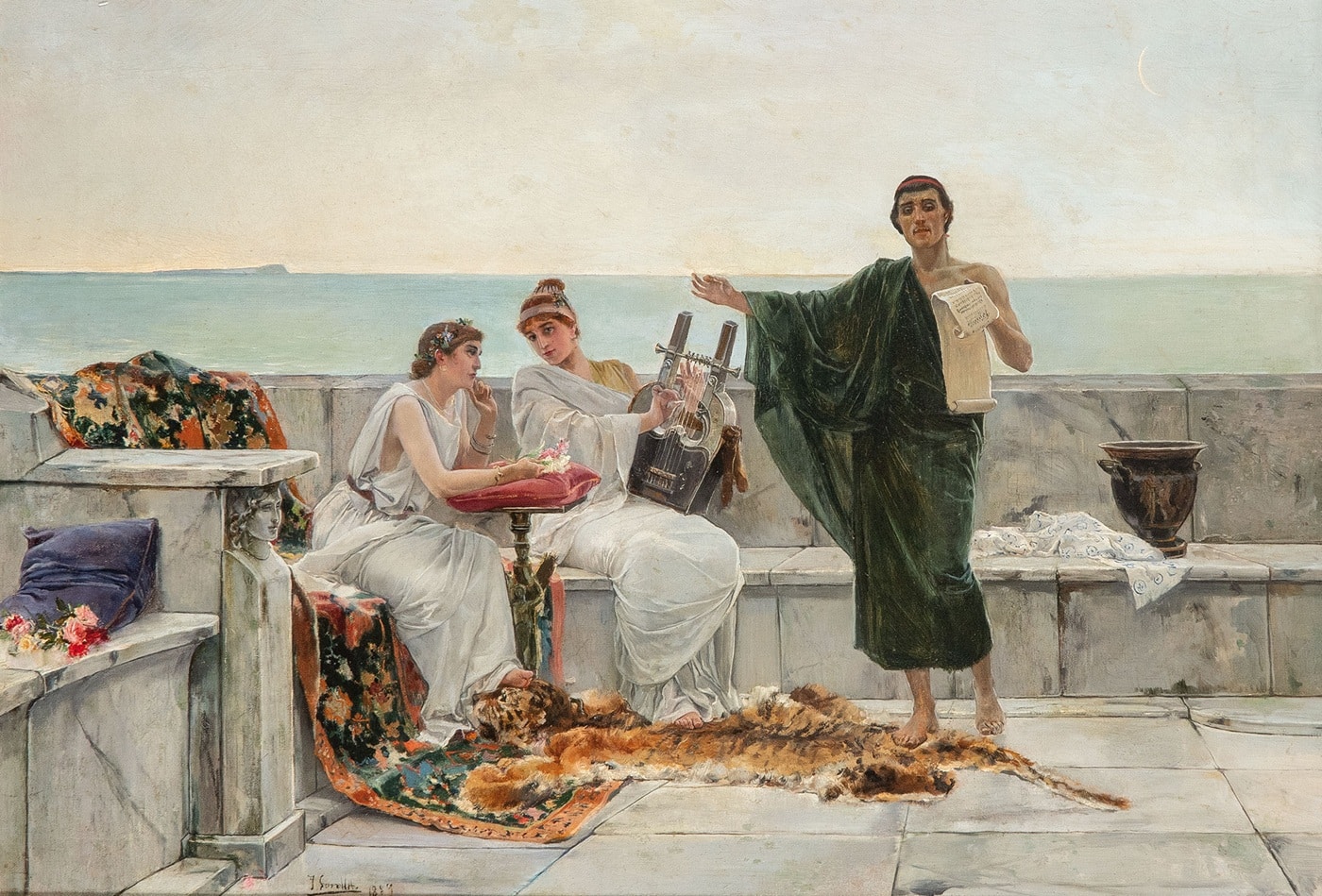 Joaquín Sorolla, Escena romana, 1889. Segre Subastas. Salida: 390.000 euros. No vendido