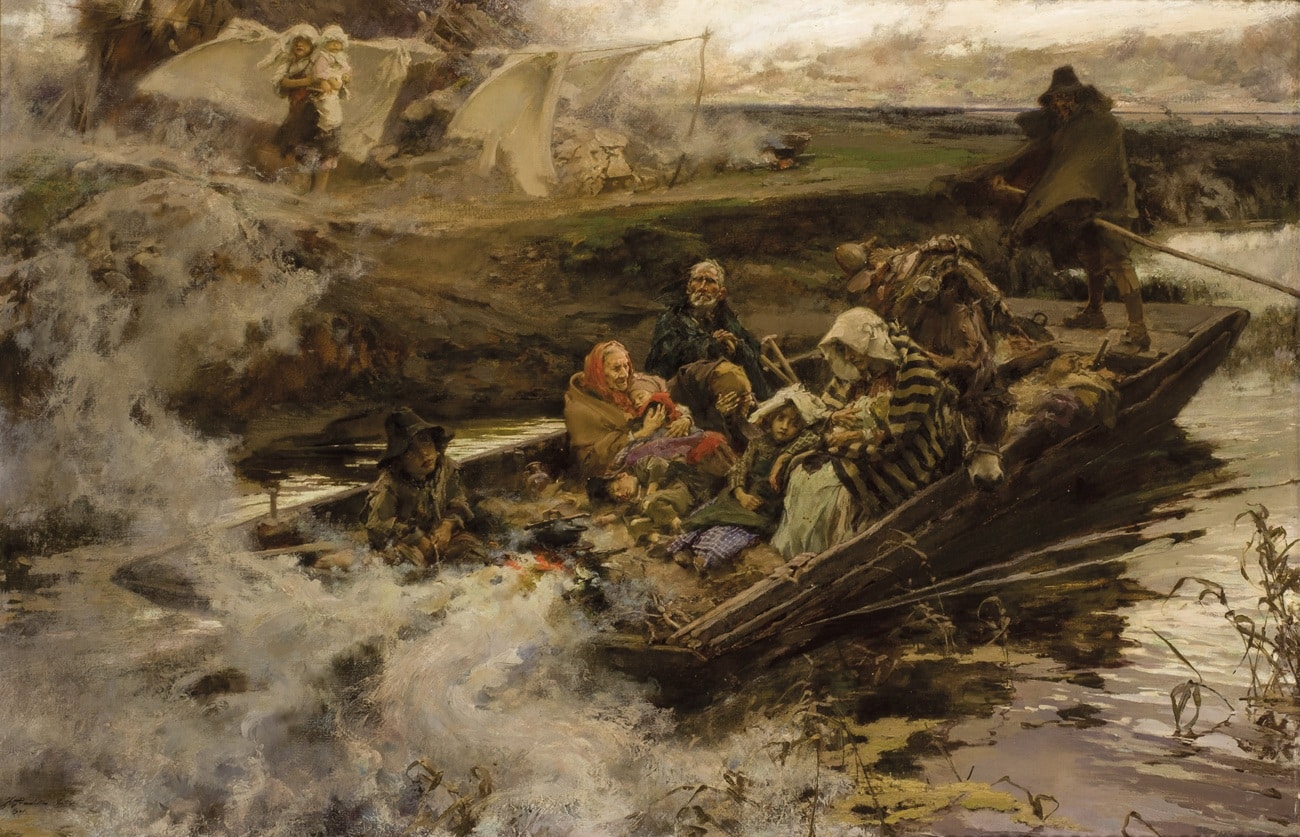Francisco Pradilla, La carga de la vida...!, 1901. Durán Subastas. Salida: 8.000 euros. Remate: 42.500 euros