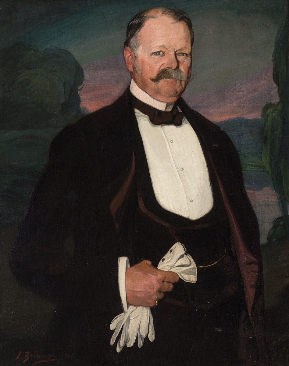 Ignacio Zuloaga, Retrato de caballero, 1908. Durán Subastas. Salida: 15.000 euros. Remate: 25.000 euros