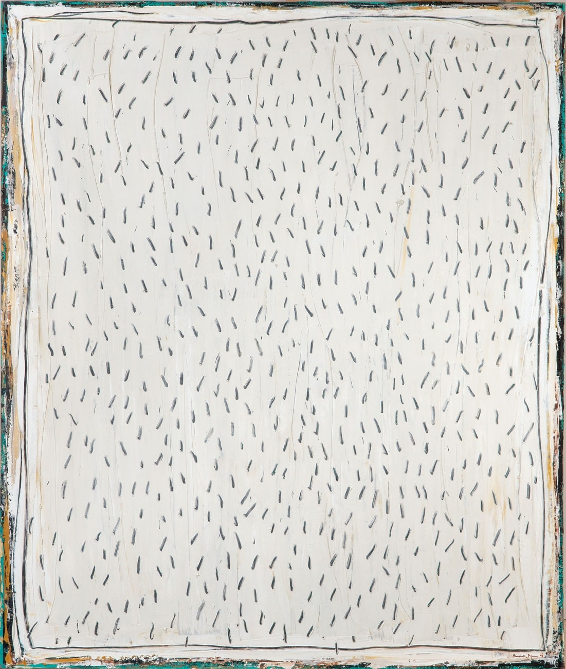 Joan Hernández Pijuán, Sentia caure la pluja [Sentía caer la lluvia], 1996. Segre Subastas. Salida: 55.000 euros. No vendido