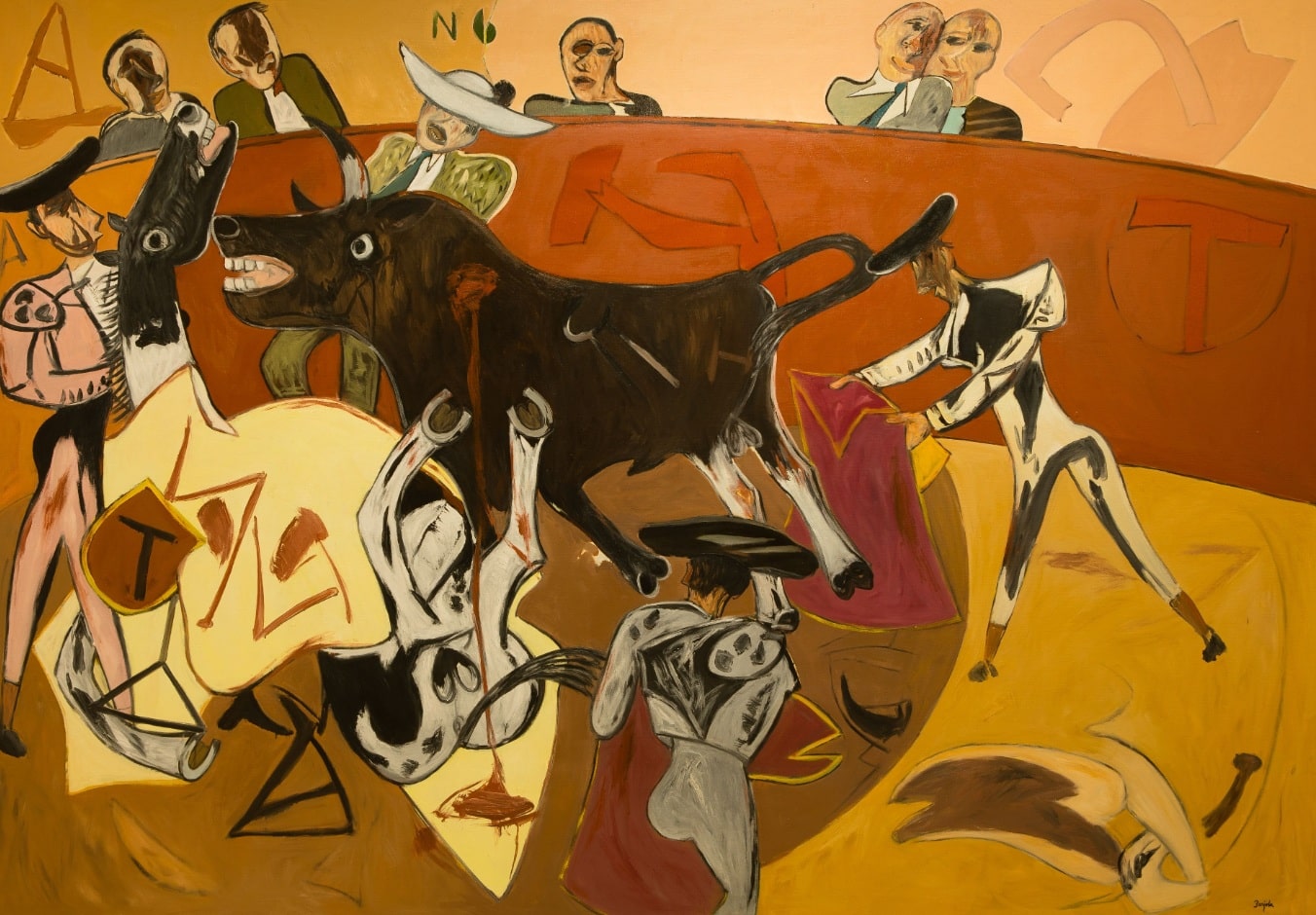 Juan Barjola, Tauromaquia. Ansorena Subastas. Salida: 38.000 euros. Remate: 46.000 euros