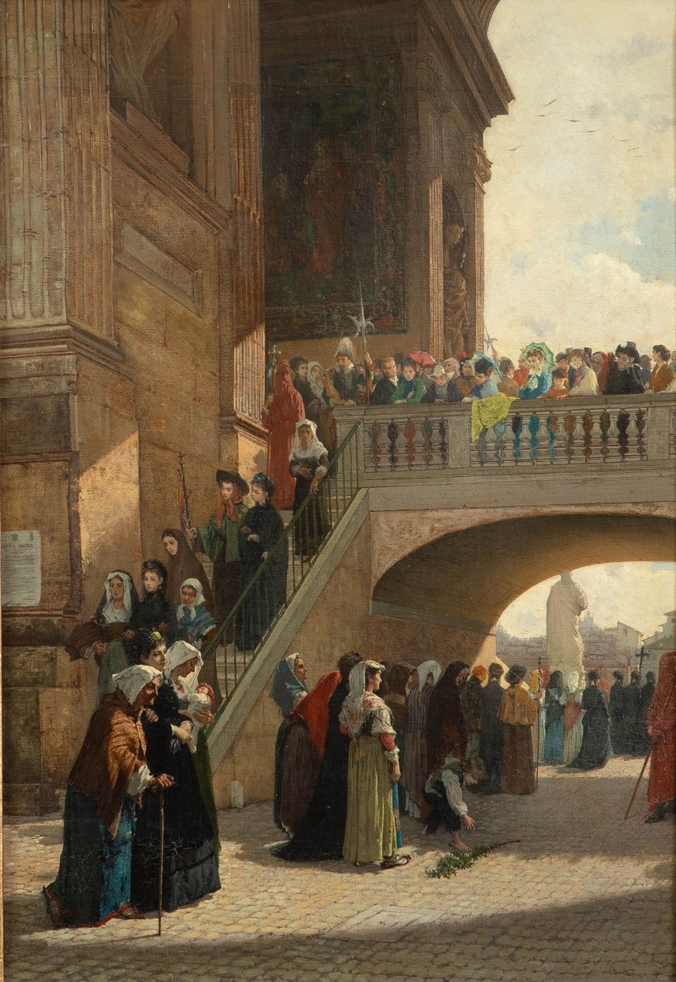 Lorenzo Vallés, Salida de misa. Fernando Durán Subastas. Salida: 2.500 euros. Remate: 8.500 euros