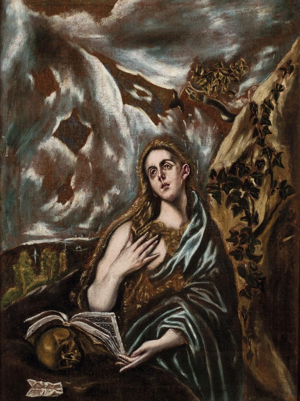 Taller del Greco, probablemente Jorge Manuel, Magdalena penitente, c. 1610-1630. Durán Subastas. Salida y remate: 30.000 euros