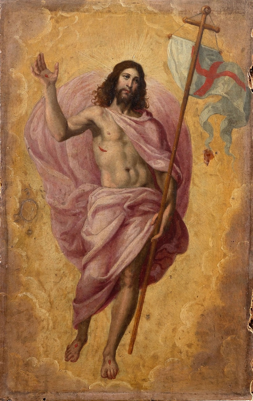 Vicente Carducho, Cristo resucitado, c. 1632. Fernando Durán Subastas. Salida y remate: 7.000 euros