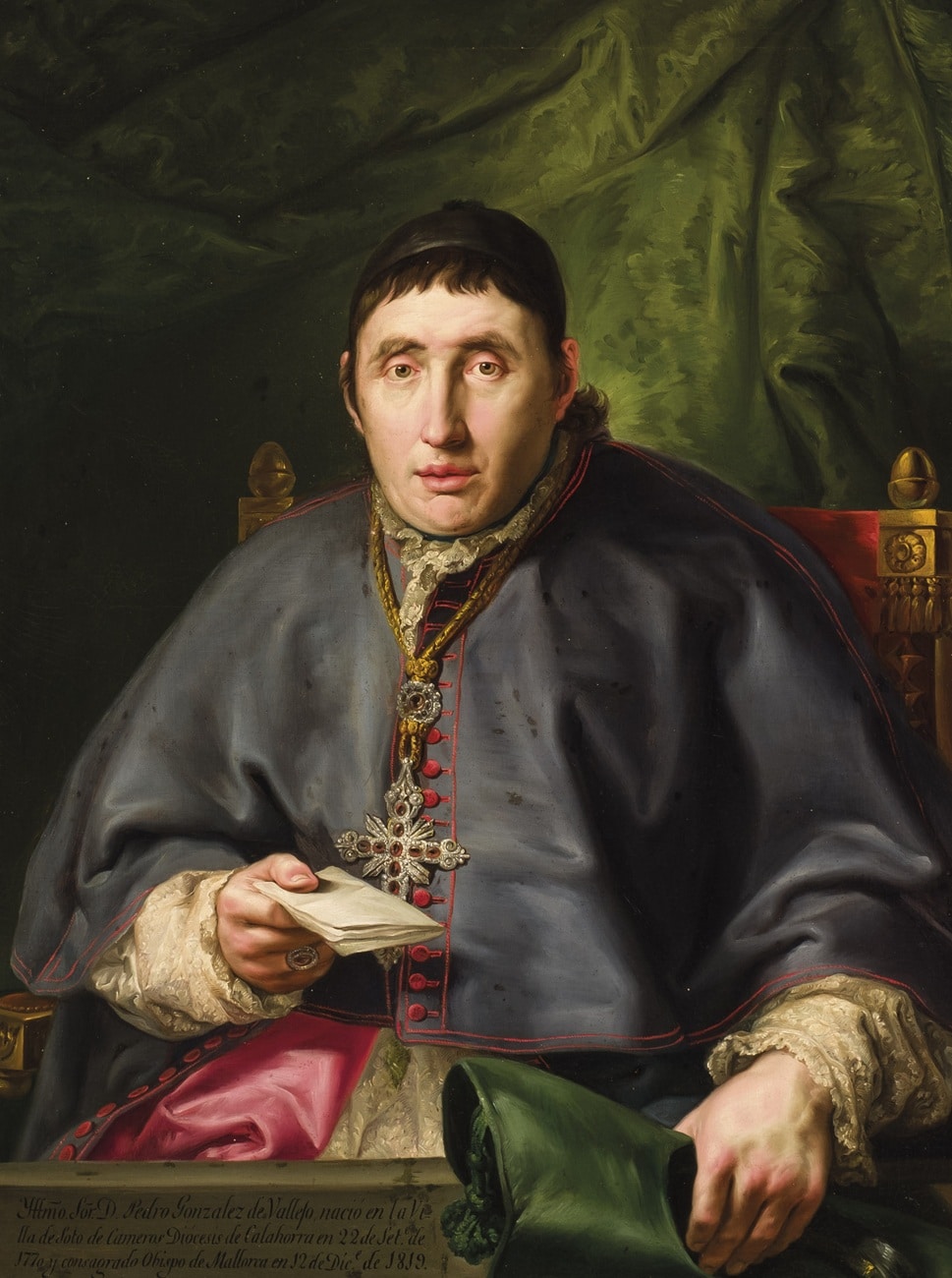 Vicente López, Retrato del obispo Pedro González Vallejo, c. 1820. Durán Subastas. Salida: 8.000 euros. Remate: 10.000 euros