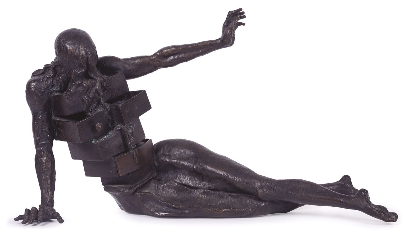 Salvador Dalí, Le cabinet anthropomorphique, 1982. Durán Subastas- Salida: 8.000 euros. Remate: 12.000 euros
