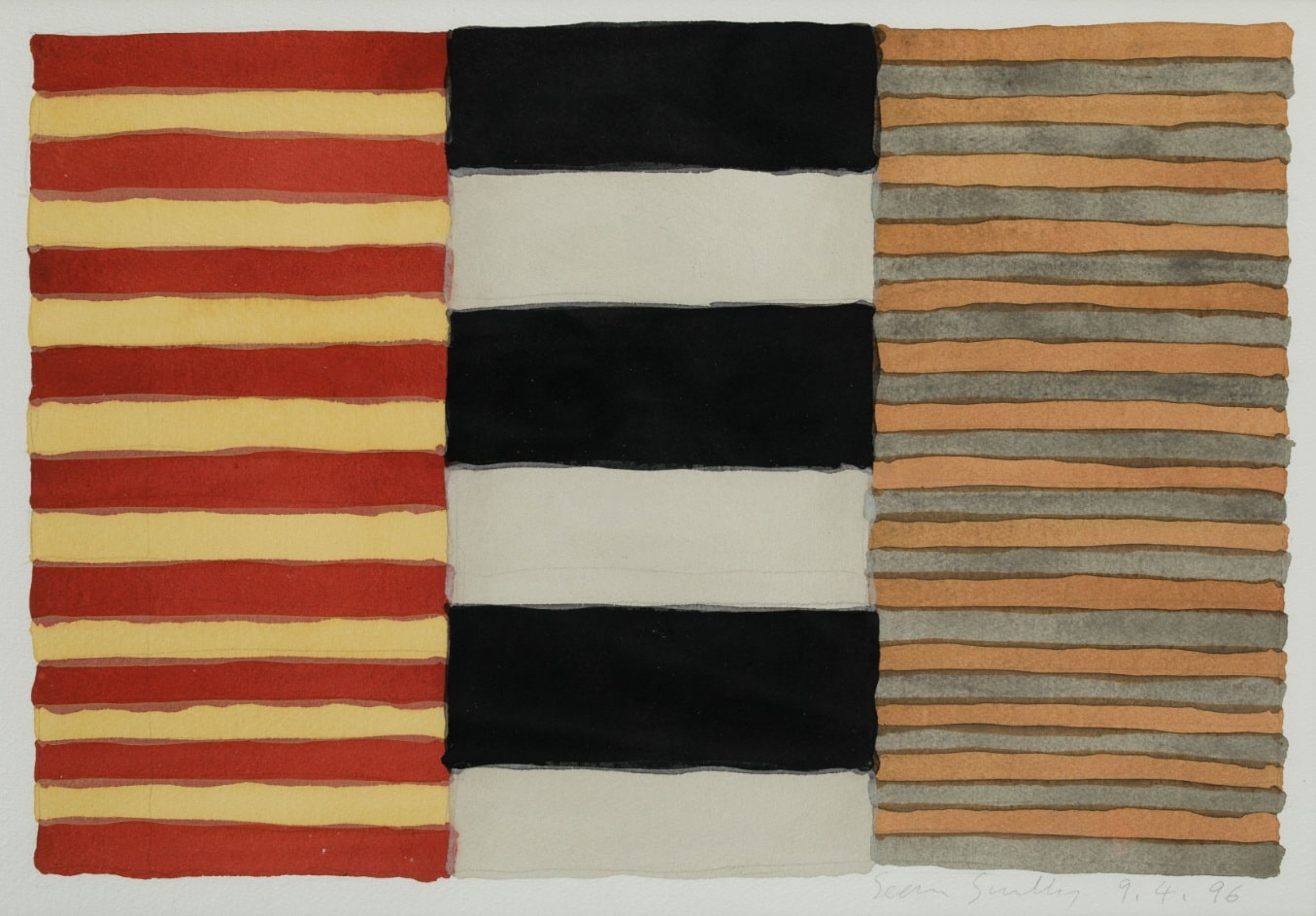 Sean Scully, Sin título, 1996. Ansorena. Salida: 30.000 euros. Remate: 36.000 euros