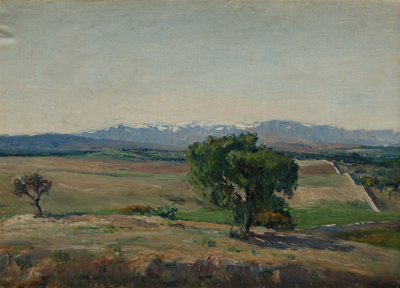Aureliano de Beruete, La tapia de El Pardo y el Guadarrama, 1904. Ansorena Subastas. Salida: 20.000 euros. Remate: 30.000 euros