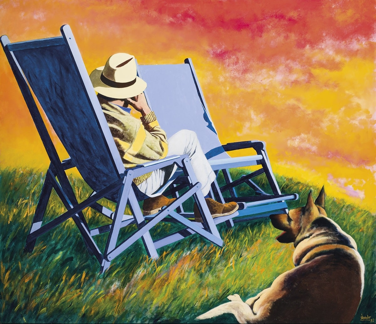 Eduardo Úrculo, Crepúsculo, 1985. Durán Subastas. Salida: 30.000 euros. No vendido