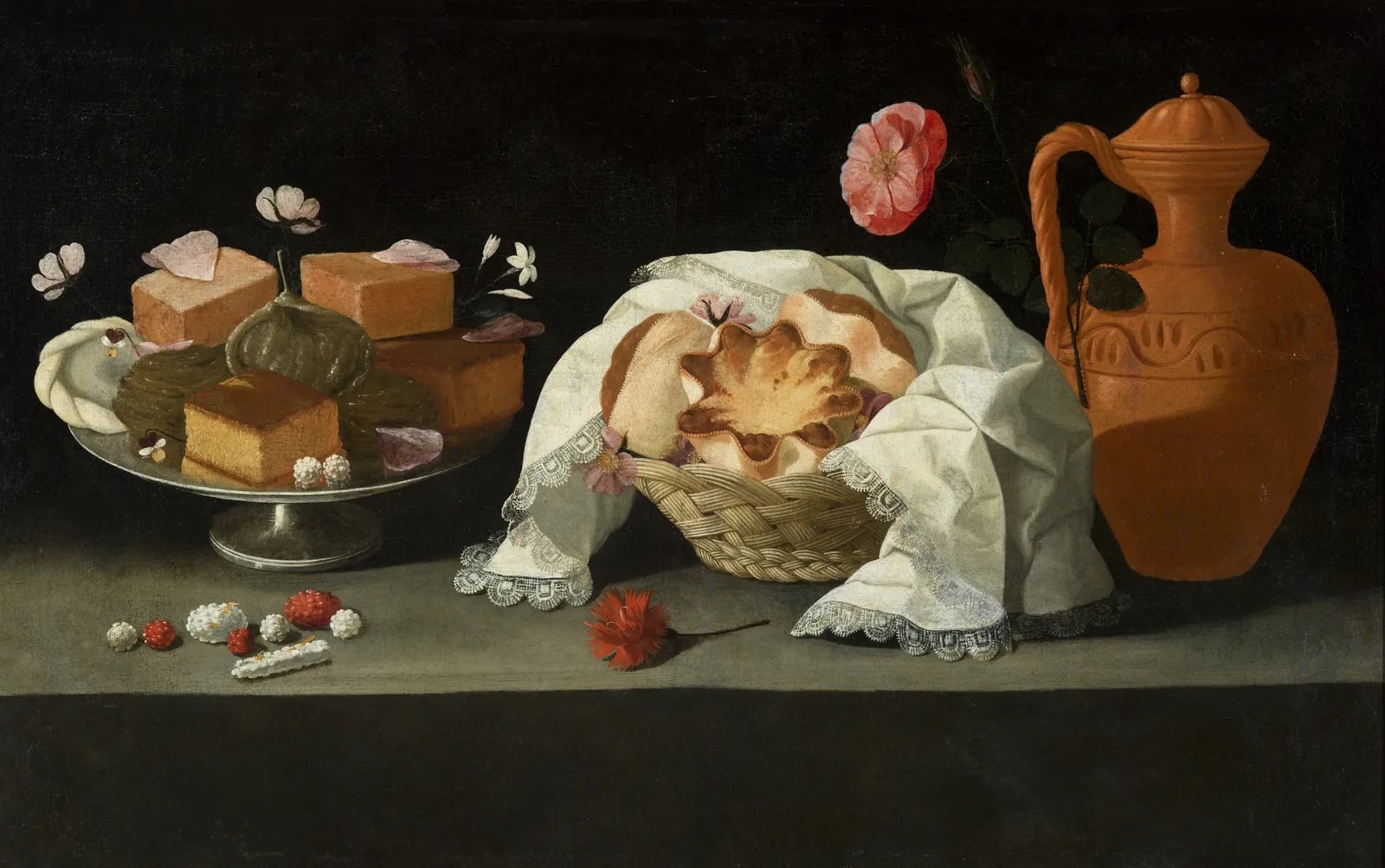 colnaghi-josefa-de-ayala-y-cabrera-called-josefa-de-bidos-pair-of-still-lifes-with-desserts-fruits-and-flowers Vuelve el bodegón en Colnaghi Madrid