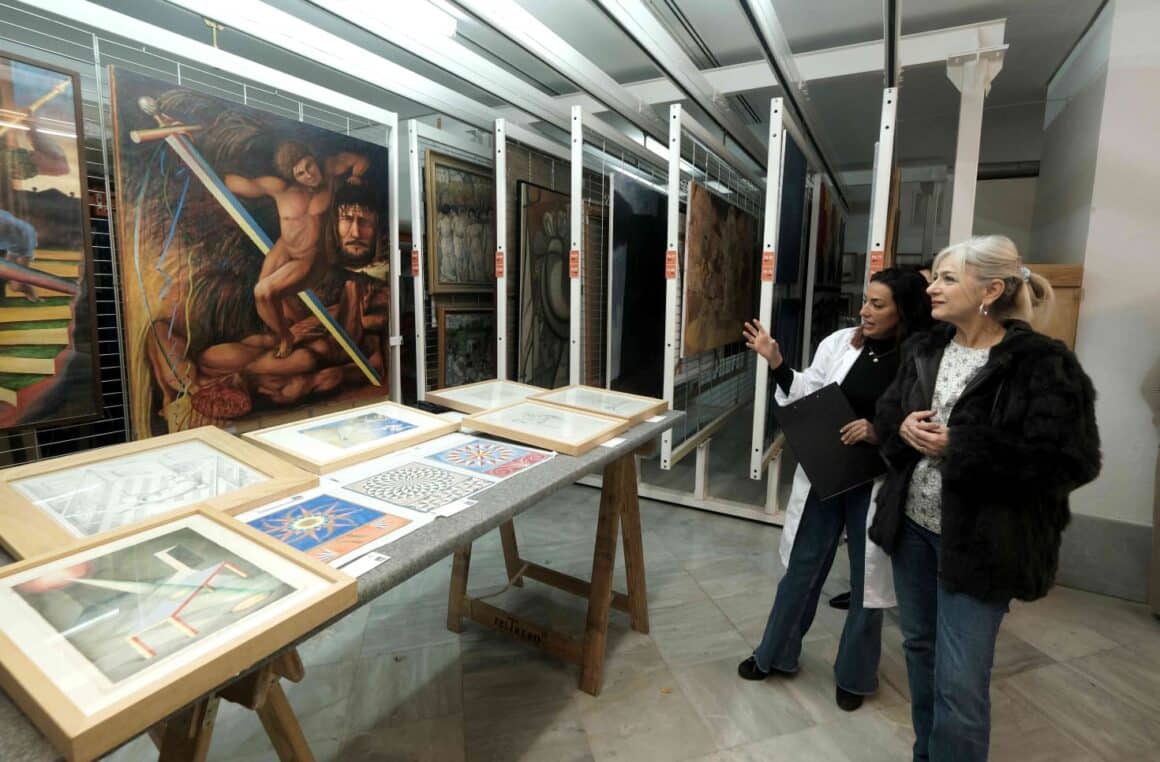 donacion Perez Villalta CONSEJERA DE CULTURA Y DEPORTE_DONACION PEREZ VILLALTA Guillermo Pérez Villalta dona 274 obras al Centro Andaluz