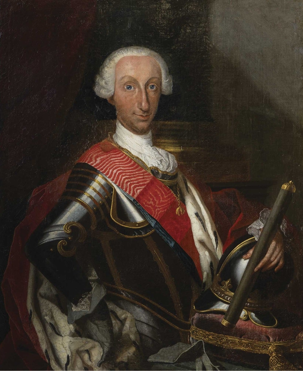 Círculo de Francesco Liani, Retratos de Carlos III y María Amalia de Sajonia I. Abalarte Subastas. Salida: 7.500 euros. Remate: 9.000 euros