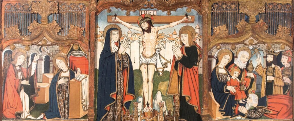 Detalle 3_La Suite Mestre del Cavall Un retablo del Mestre del Cavall valorado en 180.000 euros en La Suite