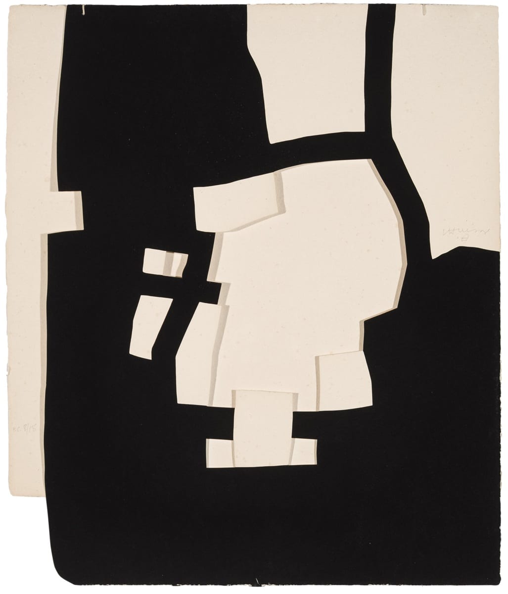 Eduardo Chillida, Homenaje a José Miguel Barandiarán II, 1994. Durán Subastas. Salida: 8.000 euros. Remate: 10.000 euros