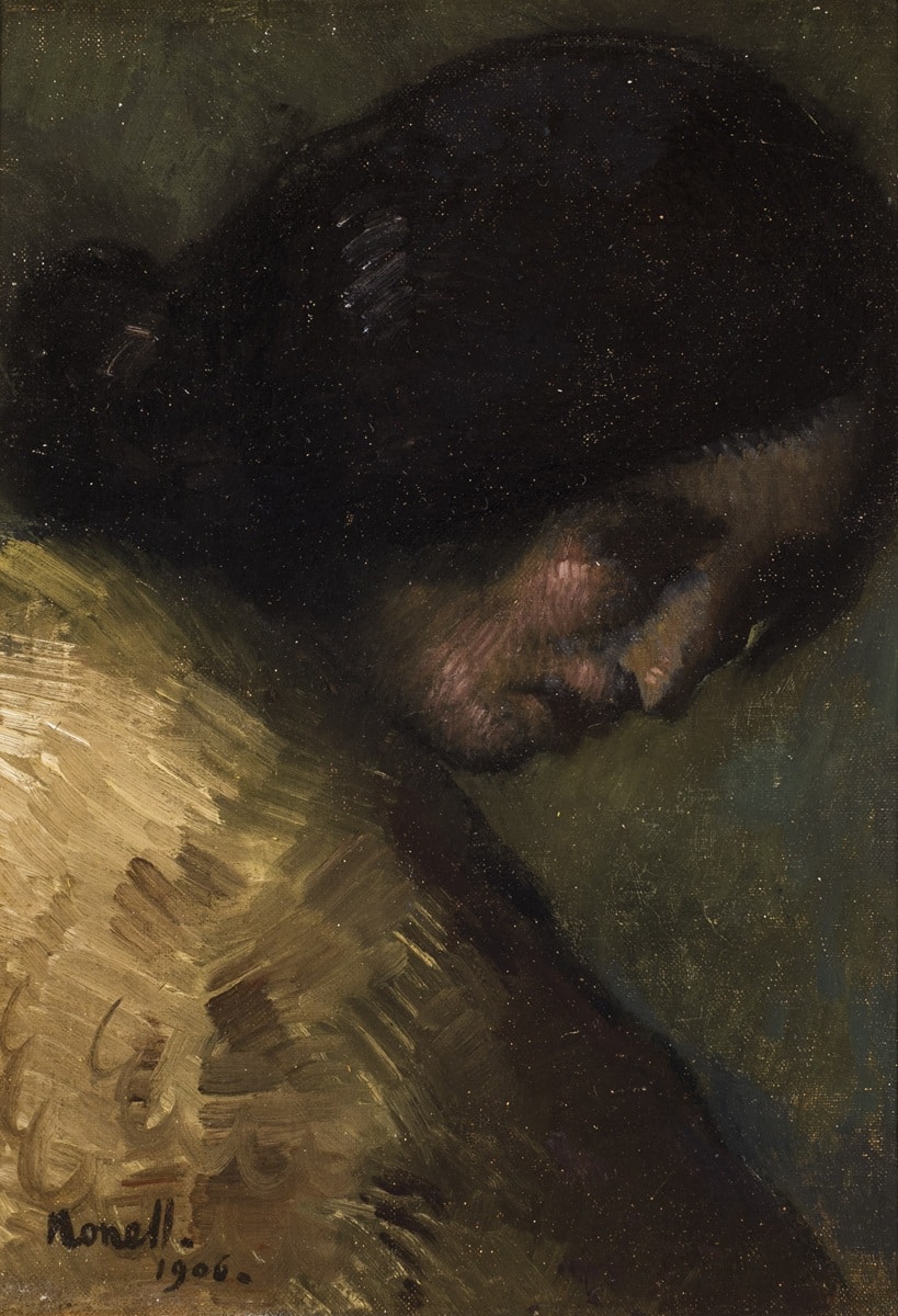 Isidro Nonell, Cabeza de gitana, 1906. Durán Subastas. Salida: 65.000 euros. No vendido