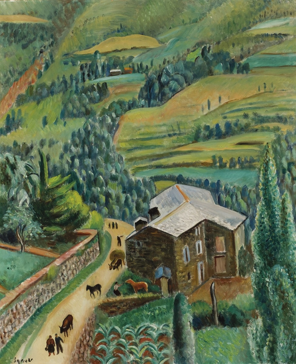 Joaquín Sunyer, Paisaje de Queralbs, 1954. Durán Subastas. Salida y remate: 13.000 euros