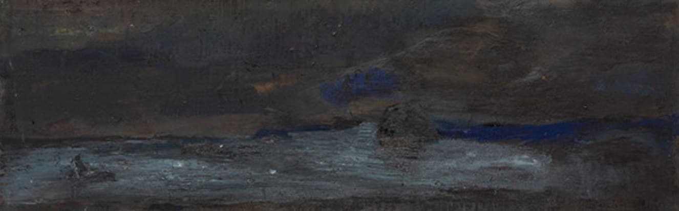 Juan Uslé, Negro horizonte, 1987. Segre Subastas. Salida: 13.000 euros. Remate: 50.000 euros