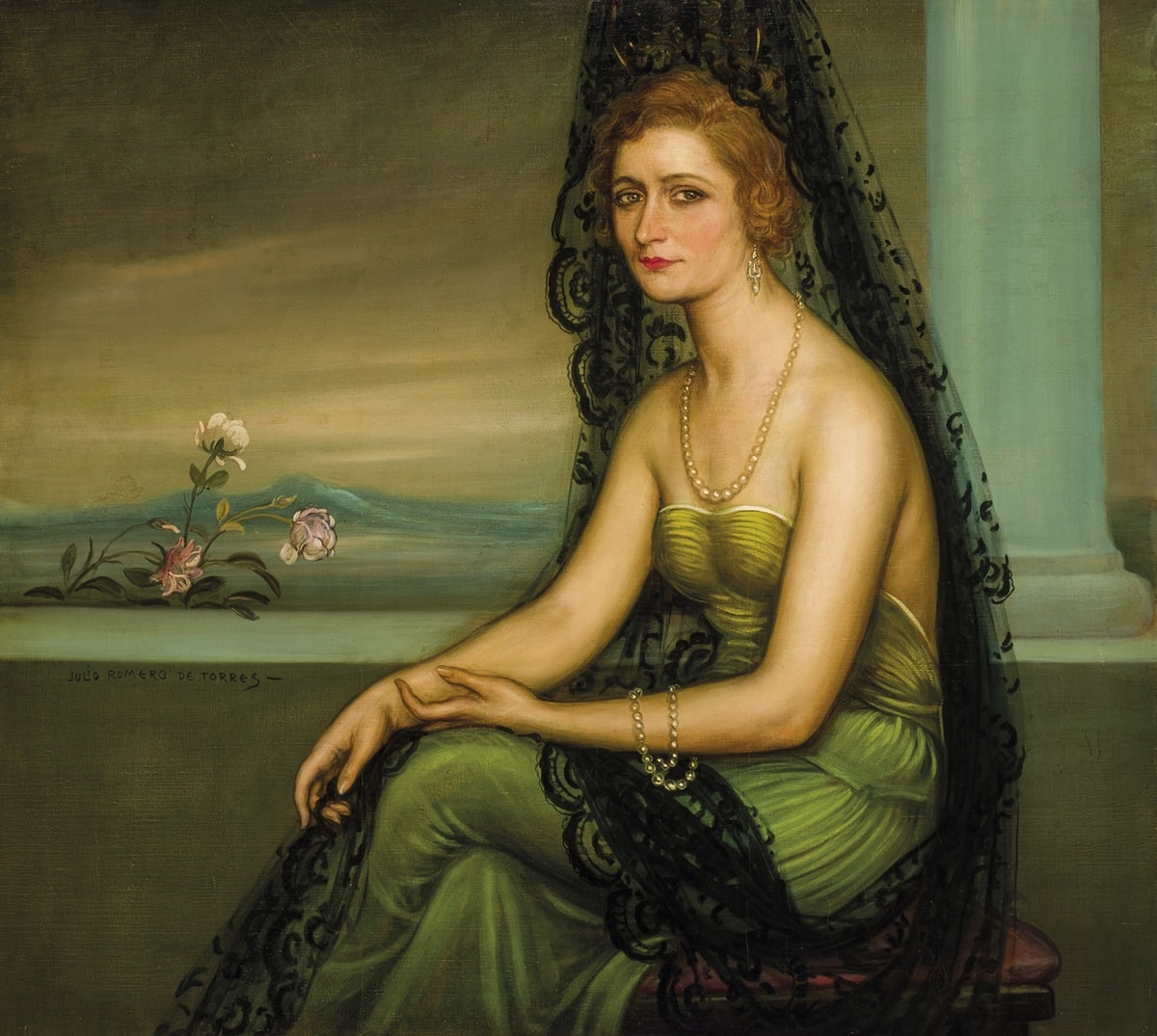 Julio Romero de Torres, Retrato de la amiga de Torres Arias. Durán Subastas. Salida y remate: 90.000 euros