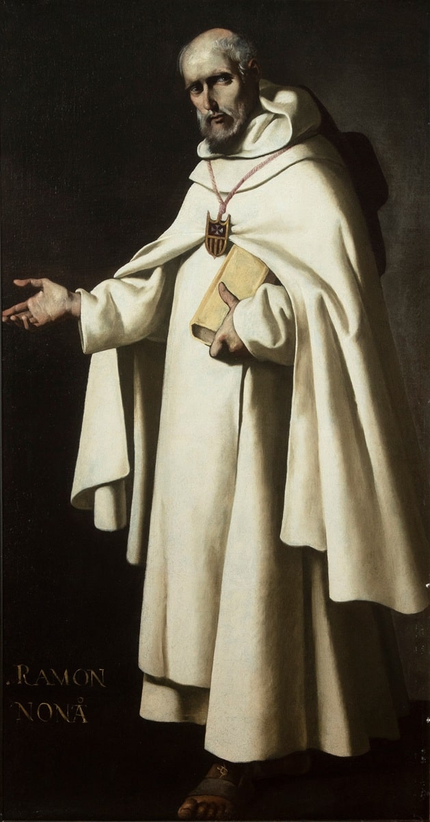 Maestro de Besançon y Francisco de Zurbarán, San Ramón Nonato. Fernando Durán Subastas. Salida: 25.000 euros. Remate: 27.000 euros