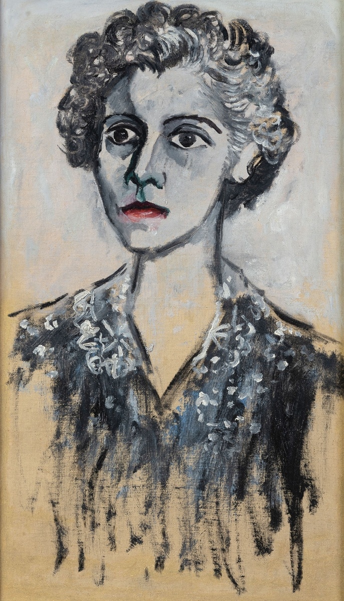 Wifredo Lam, Sin título, Retrato de María Teresa Rojas, 1943. Fernando Durán Subastas. Salida: 60.000 euros. Remate: 80.000 euros