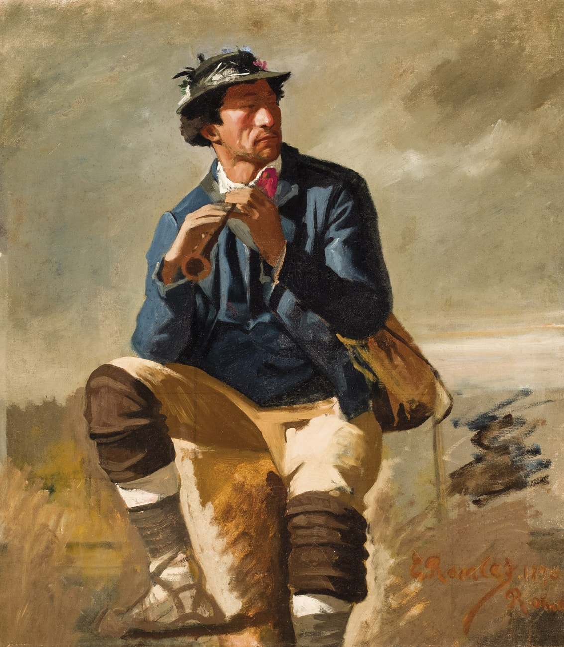 Eduardo Rosales, Pastor, 1870. Durán Subastas. Salida: 19.000 euros. No vendido