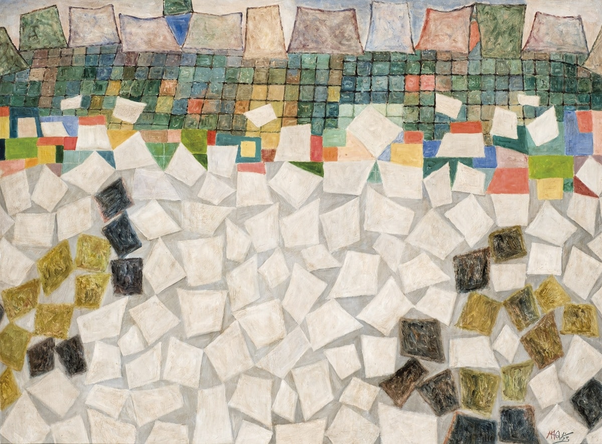 Manuel Ángeles Ortiz, Albaycín, c. 1960. Durán Subastas. Salida y remate: 15.000 euros