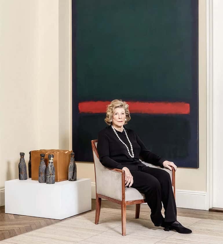 Gund y su rothko detalle Un Rothko adquirido en el taller del artista, a subasta por 80 millones