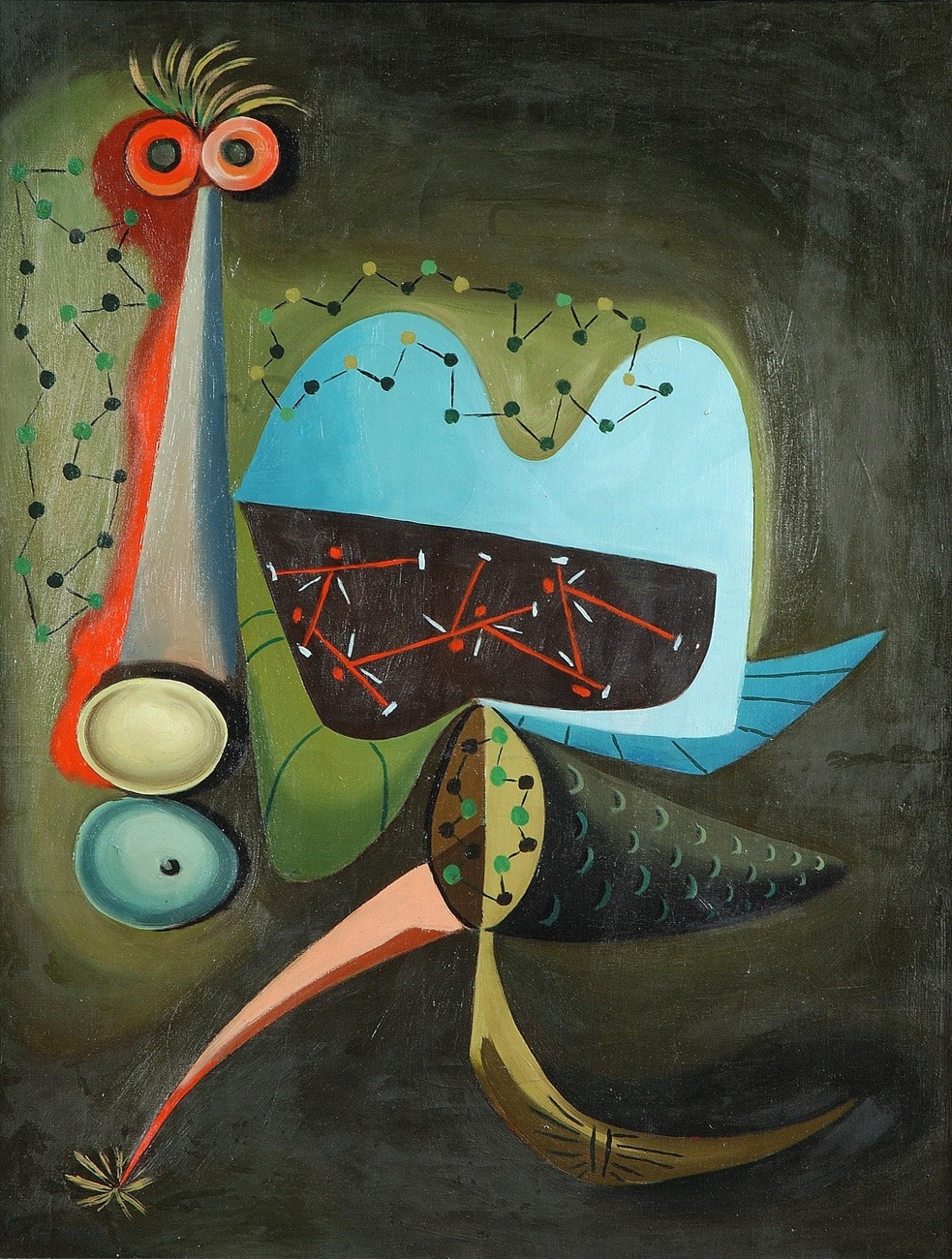 Eugenio Granell, Pájaro estelar, 1953. Durán Subastas. Salida: 55.000 euros. No vendido