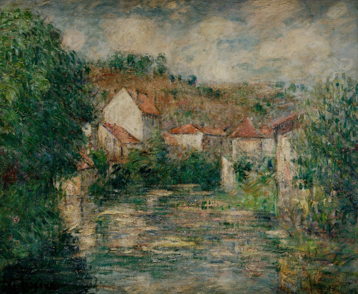 Gustave Loiseau, La Dronne à Brántome, 1920. Ansorena Subastas. Salida: 25.000 euros. Remate: 42.000 euros