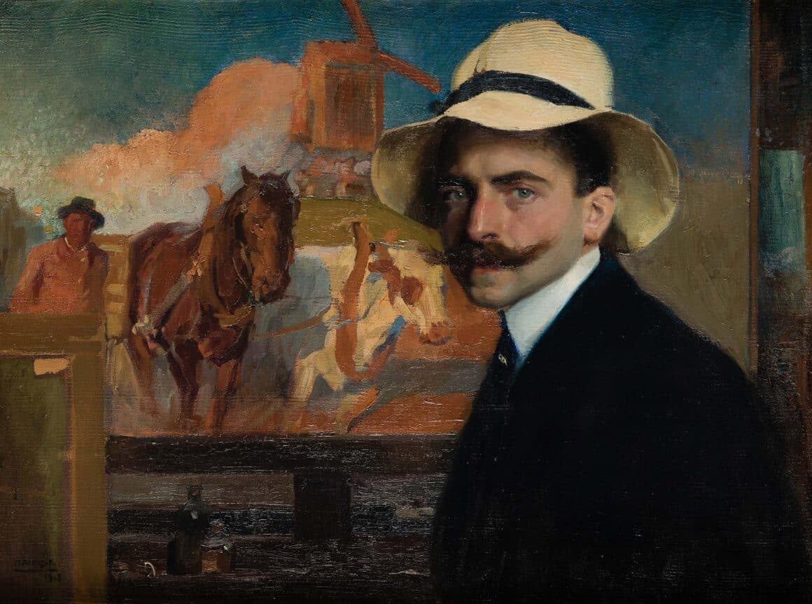 Autorretrato. 1905. Museo del Prado. Manuel Benedito, unificado tras años de dispersión